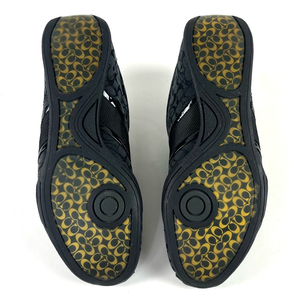 Coach Rosalita Black Signature Mini Monogram Sneakers - Picture 7 of 7